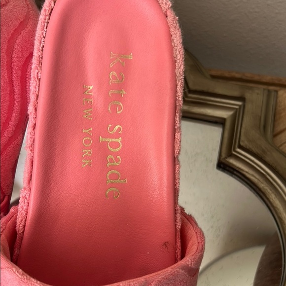Kate Spade Pink Quilted Sandals - Picture 8 of 11